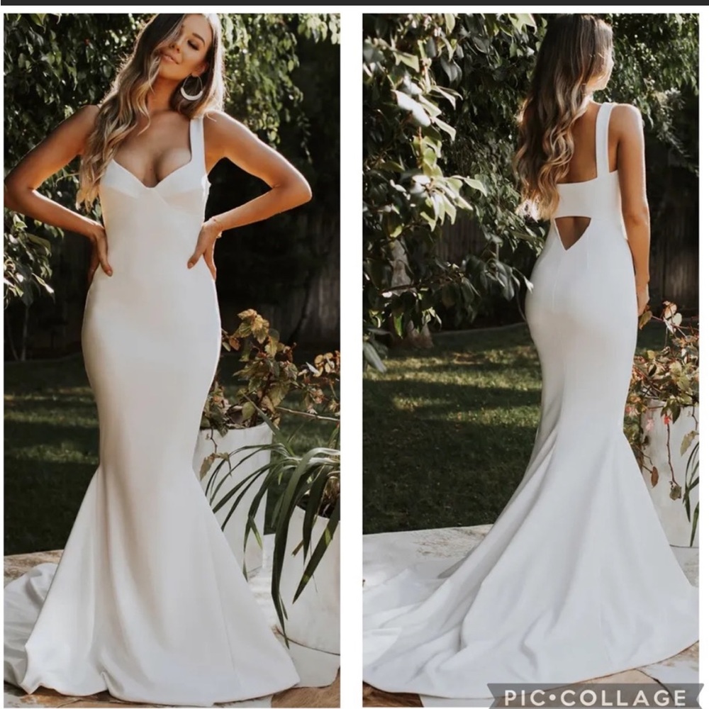 Noel And Jean By Katie May Va Va Voom Mermaid Wedding $795 | Size: M |
